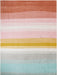 Unique Loom Whimsy Kids Collection Area Rug - Pastel Abstract Rainbow