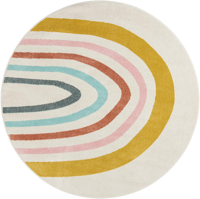 Unique Loom Whimsy Kids Collection Area Rug - Rainbow