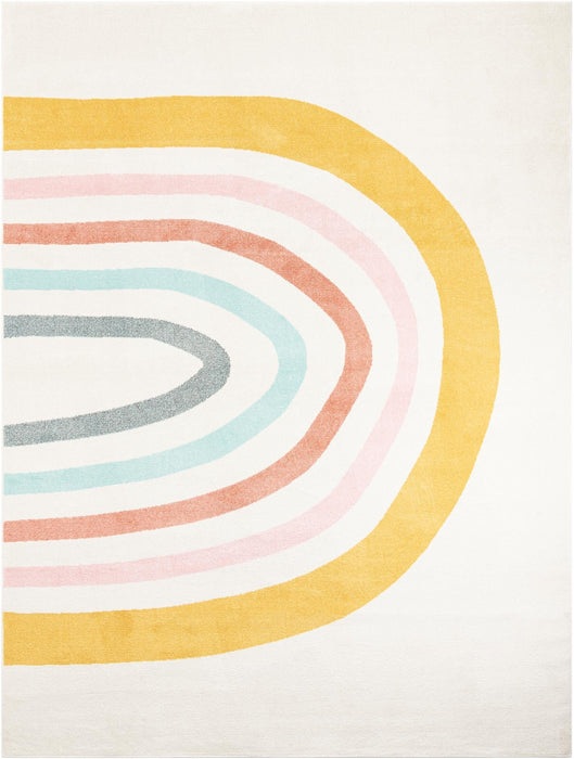 Unique Loom Whimsy Kids Collection Area Rug - Rainbow