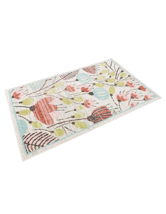Unique Loom Whimsy Kids Collection Area Rug - Wildflowers