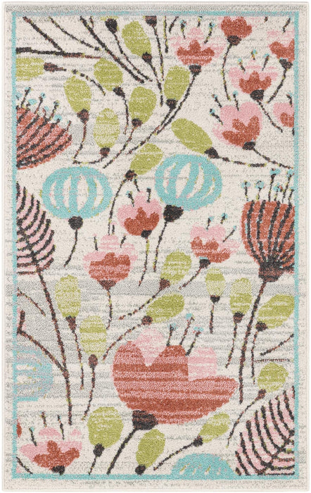 Unique Loom Whimsy Kids Collection Area Rug - Wildflowers