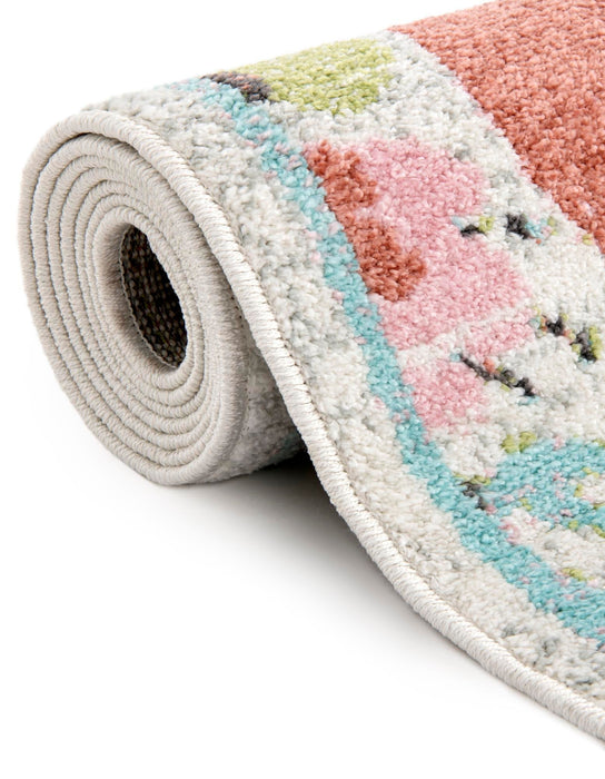 Unique Loom Whimsy Kids Collection Area Rug - Wildflowers