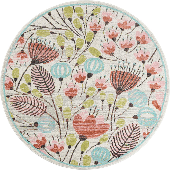 Unique Loom Whimsy Kids Collection Area Rug - Wildflowers