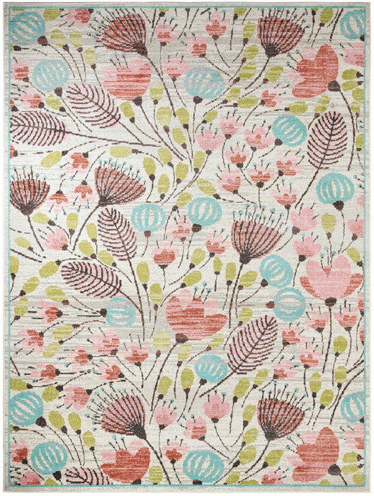 Unique Loom Whimsy Kids Collection Area Rug - Wildflowers