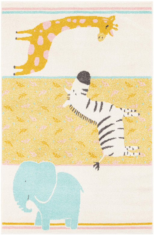 Unique Loom Whimsy Kids Collection Area Rug - Wildlife