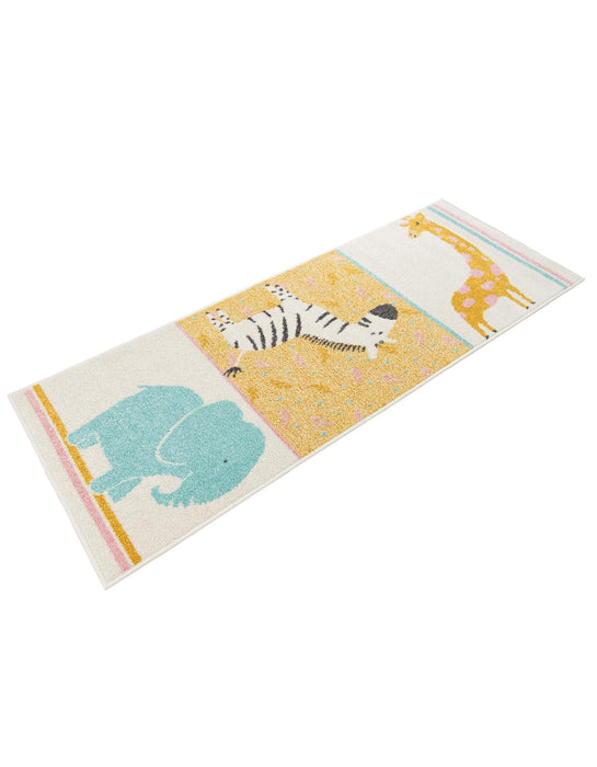 Unique Loom Whimsy Kids Collection Area Rug - Wildlife