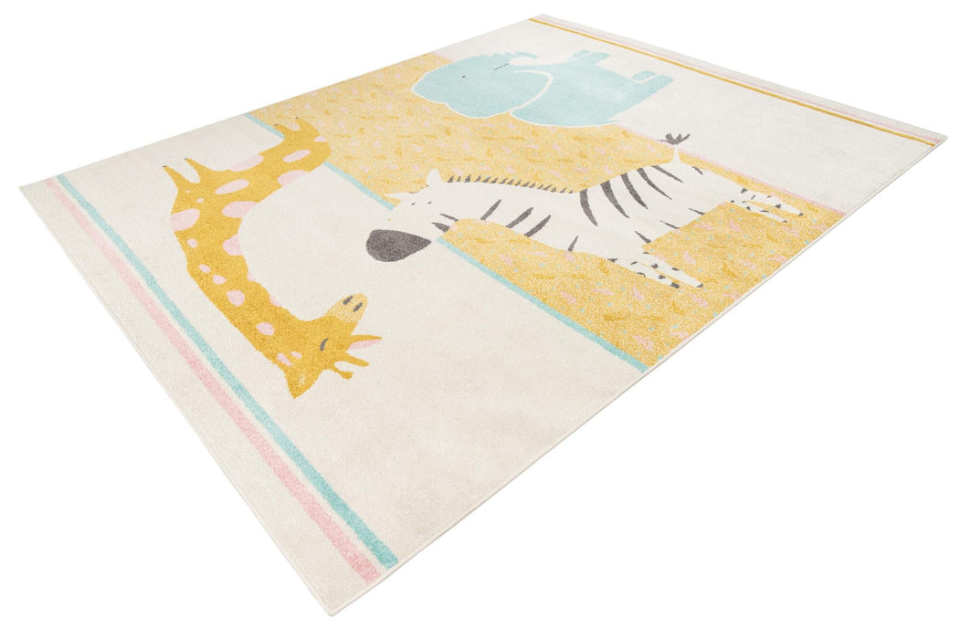 Unique Loom Whimsy Kids Collection Area Rug - Wildlife