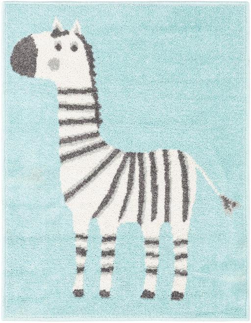 Unique Loom Whimsy Kids Collection Area Rug - Zebra