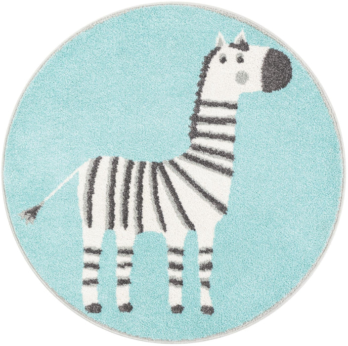 Unique Loom Whimsy Kids Collection Area Rug - Zebra