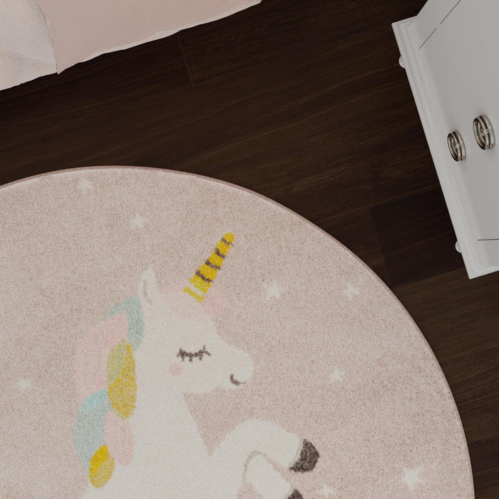 Unique Loom Whimsy Kids Collection Area Rug - Alicorn