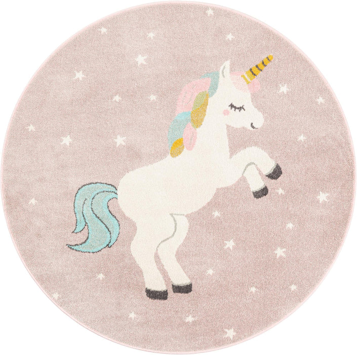Unique Loom Whimsy Kids Collection Area Rug - Alicorn