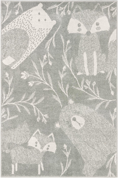 Unique Loom Whimsy Kids Collection Area Rug - Foxy