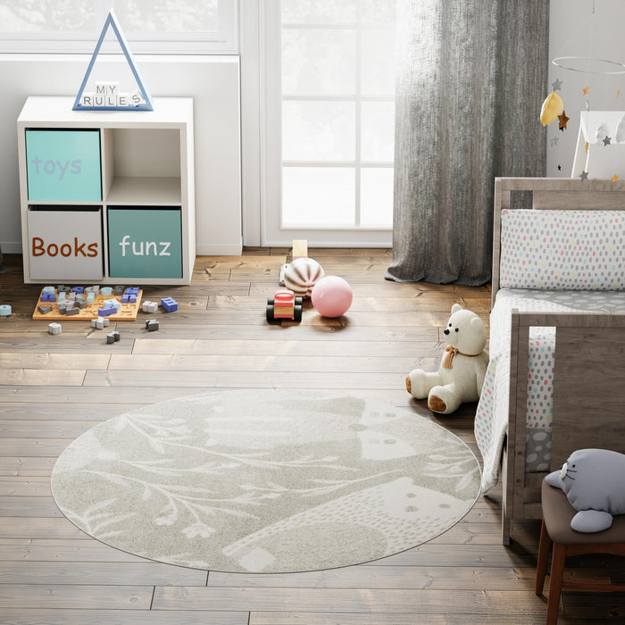 Unique Loom Whimsy Kids Collection Area Rug - Foxy