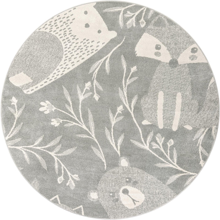 Unique Loom Whimsy Kids Collection Area Rug - Foxy