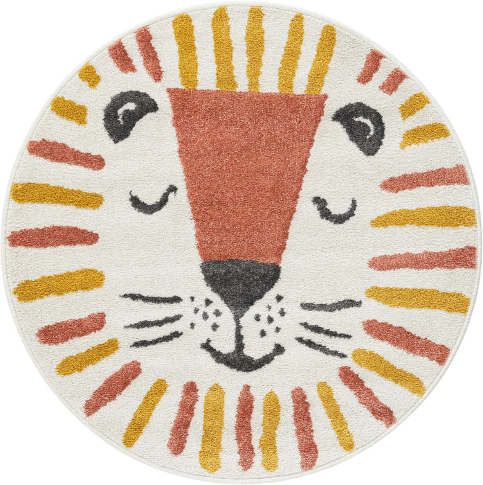 Unique Loom Whimsy Kids Collection Area Rug - Sun
