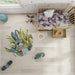 Unique Loom Whimsy Kids Collection Area Rug - Bunny