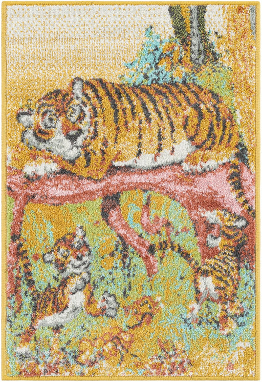 Unique Loom Whimsy Kids Collection Area Rug - Tigger