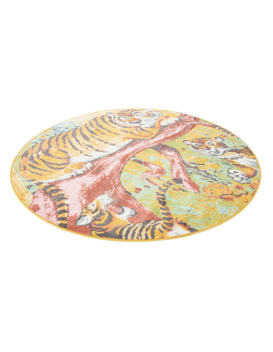 Unique Loom Whimsy Kids Collection Area Rug - Tigger