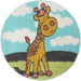 Unique Loom Whimsy Kids Collection Area Rug - Giraffe