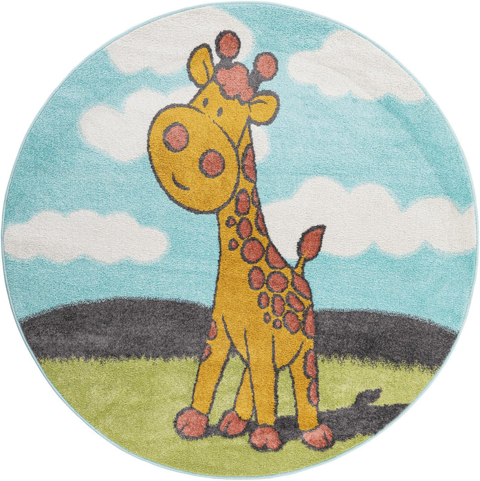 Unique Loom Whimsy Kids Collection Area Rug - Giraffe