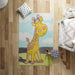 Unique Loom Whimsy Kids Collection Area Rug - Giraffe