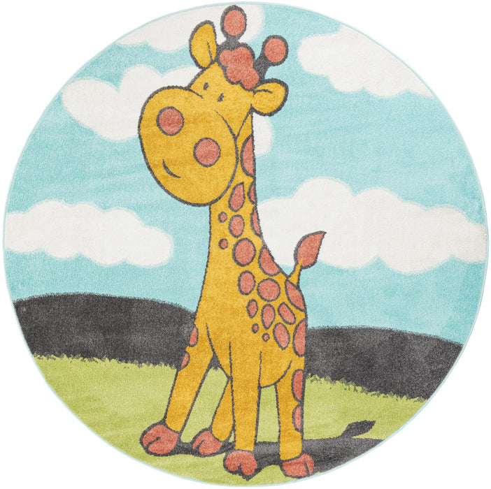 Unique Loom Whimsy Kids Collection Area Rug - Giraffe
