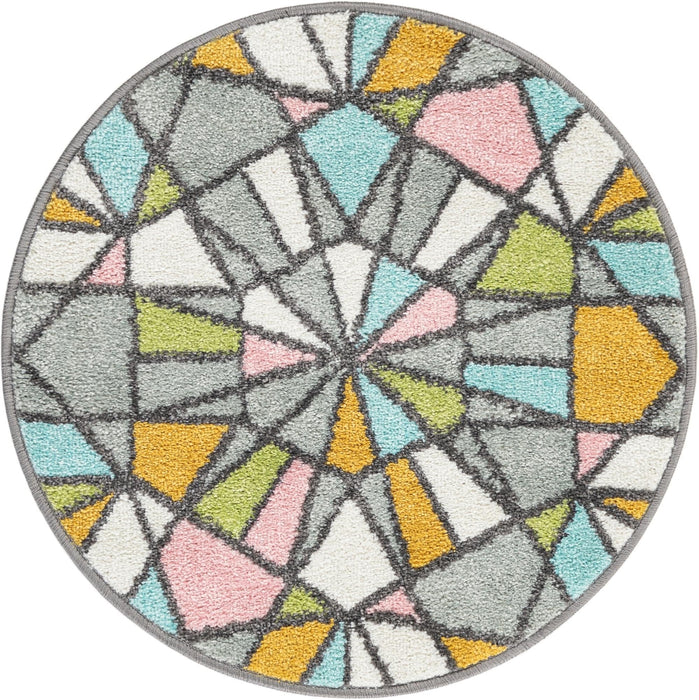 Unique Loom Whimsy Kids Collection Area Rug - Vivid