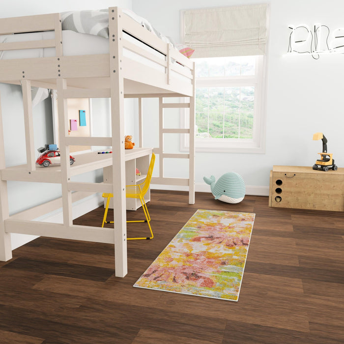 Unique Loom Whimsy Kids Collection Area Rug - Flower