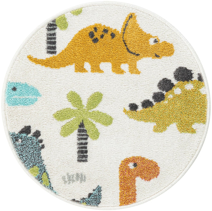 Unique Loom Whimsy Kids Collection Area Rug - Dinotopia