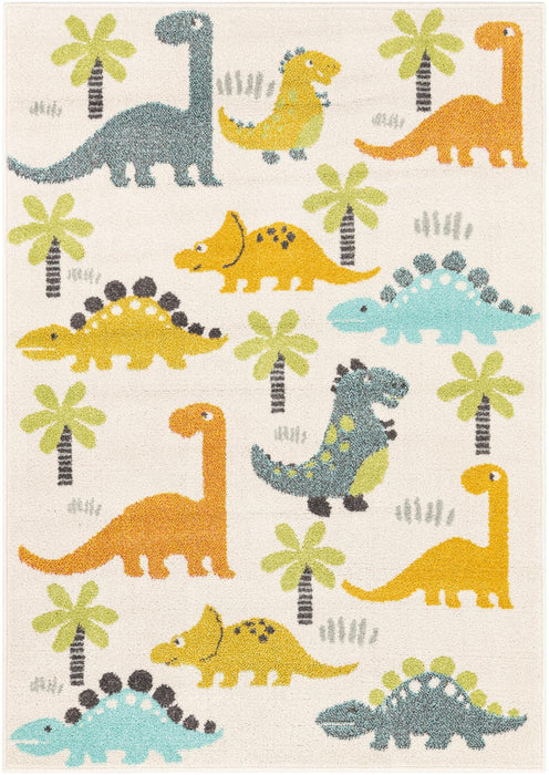 Unique Loom Whimsy Kids Collection Area Rug - Dinotopia