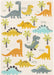 Unique Loom Whimsy Kids Collection Area Rug - Dinotopia