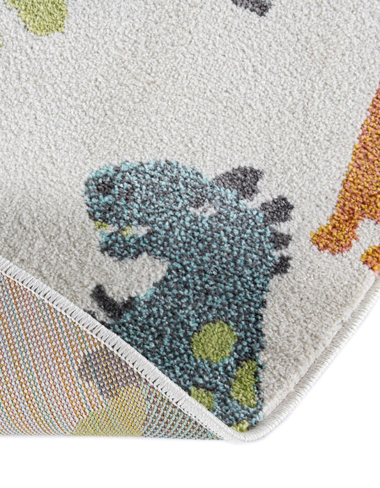 Unique Loom Whimsy Kids Collection Area Rug - Dinotopia
