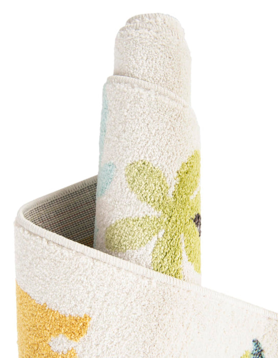 Unique Loom Whimsy Kids Collection Area Rug - Dinotopia