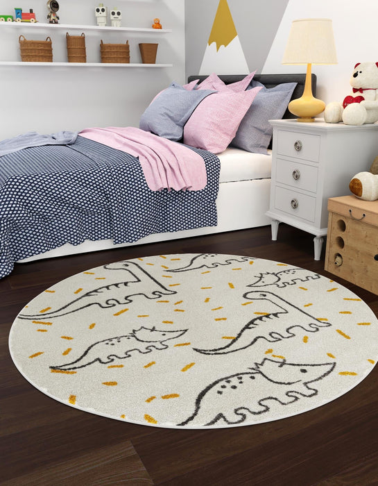 Unique Loom Whimsy Kids Collection Area Rug - Dinosaur