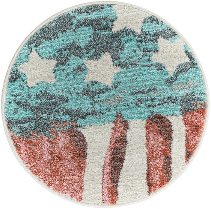 Unique Loom Whimsy Kids Collection Area Rug - Americana