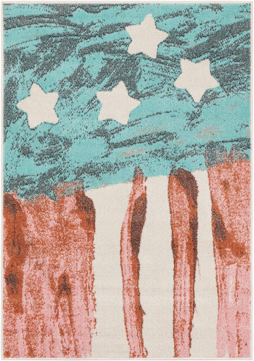 Unique Loom Whimsy Kids Collection Area Rug - Americana