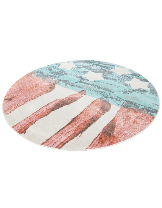 Unique Loom Whimsy Kids Collection Area Rug - Americana