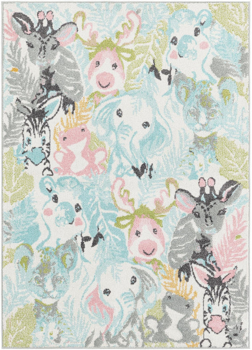 Unique Loom Whimsy Kids Collection Area Rug - Peekaboo