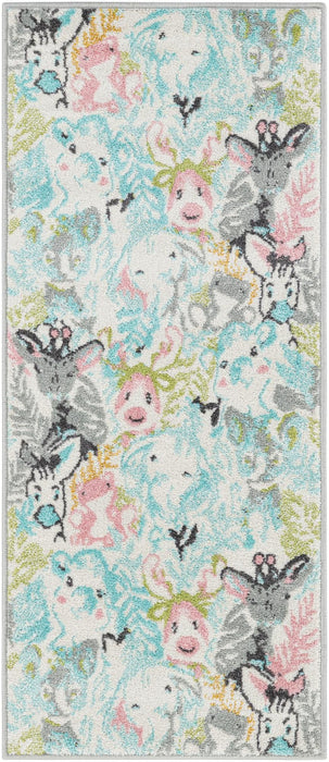 Unique Loom Whimsy Kids Collection Area Rug - Peekaboo