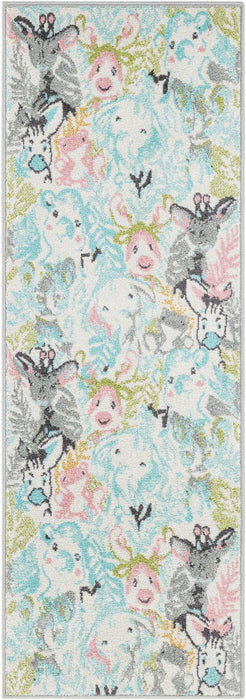 Unique Loom Whimsy Kids Collection Area Rug - Peekaboo