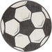 Unique Loom Whimsy Kids Collection Area Rug - Soccer Ball