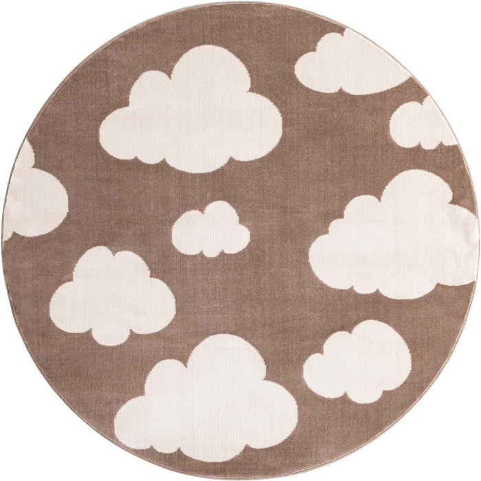 Unique Loom Whimsy Kids Collection Area Rug - Clouds