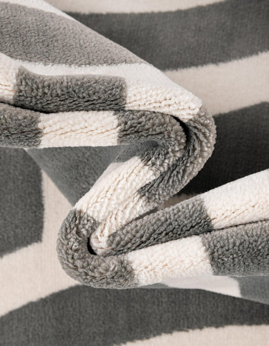 Unique Loom Whimsy Kids Collection Area Rug - Lines