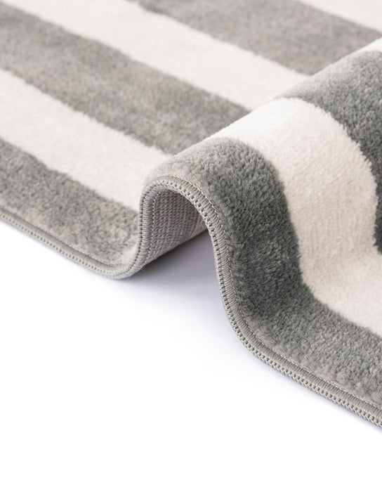 Unique Loom Whimsy Kids Collection Area Rug - Lines