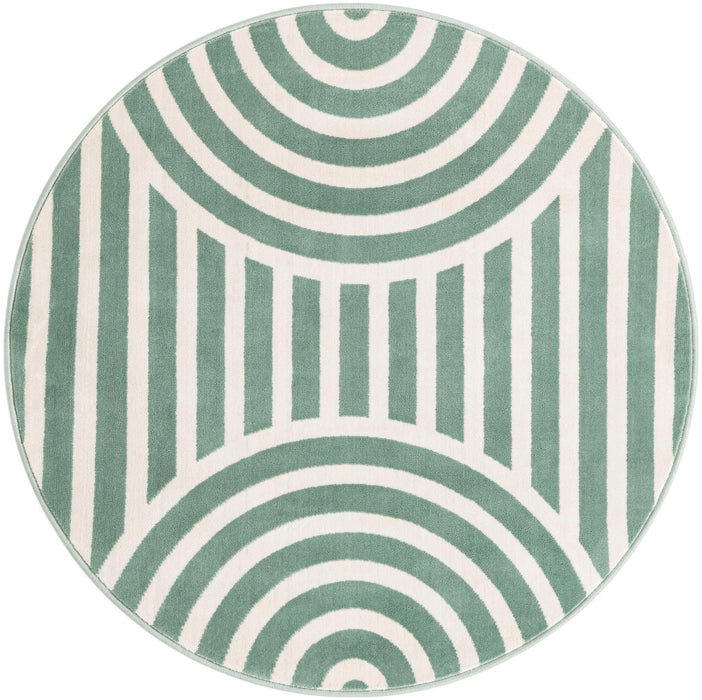 Unique Loom Whimsy Kids Collection Area Rug - Lines