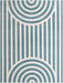 Unique Loom Whimsy Kids Collection Area Rug - Lines
