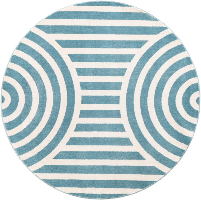 Unique Loom Whimsy Kids Collection Area Rug - Lines