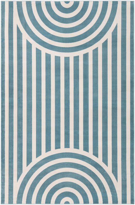 Unique Loom Whimsy Kids Collection Area Rug - Lines