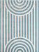 Unique Loom Whimsy Kids Collection Area Rug - Lines