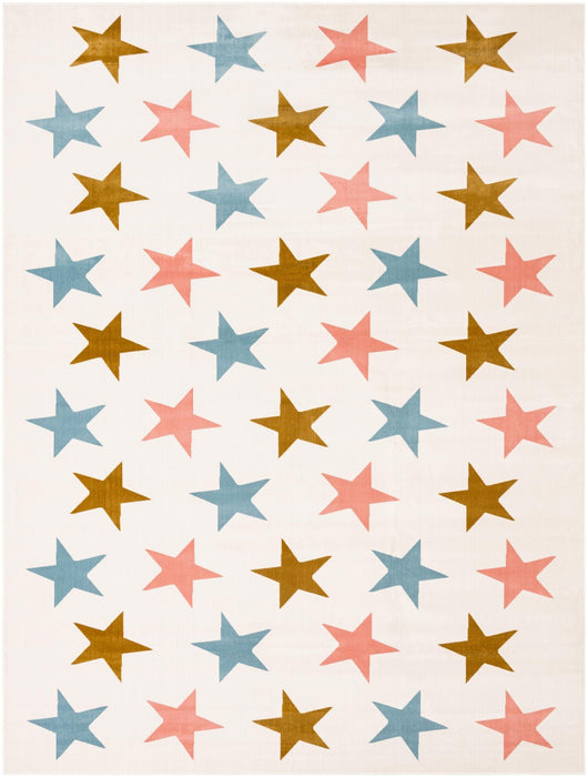 Unique Loom Whimsy Kids Collection Area Rug - Twinkle